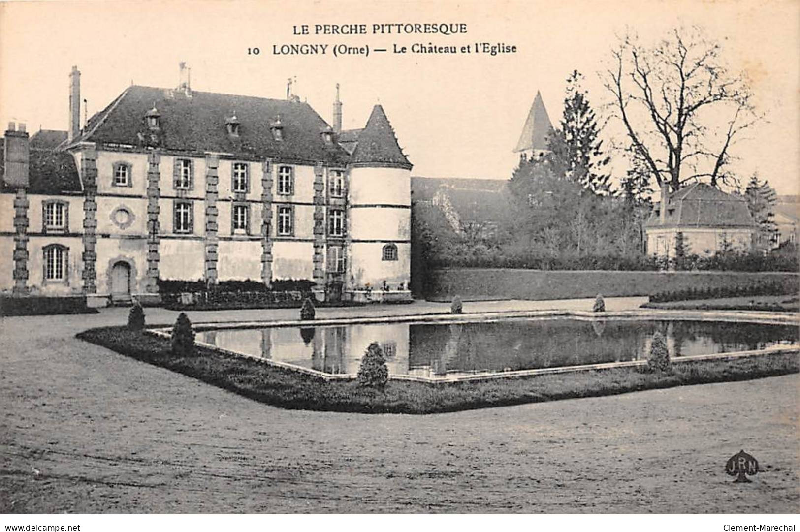 LONGNY - Le Château Et L'Eglise - Très Bon état - Longny Au Perche