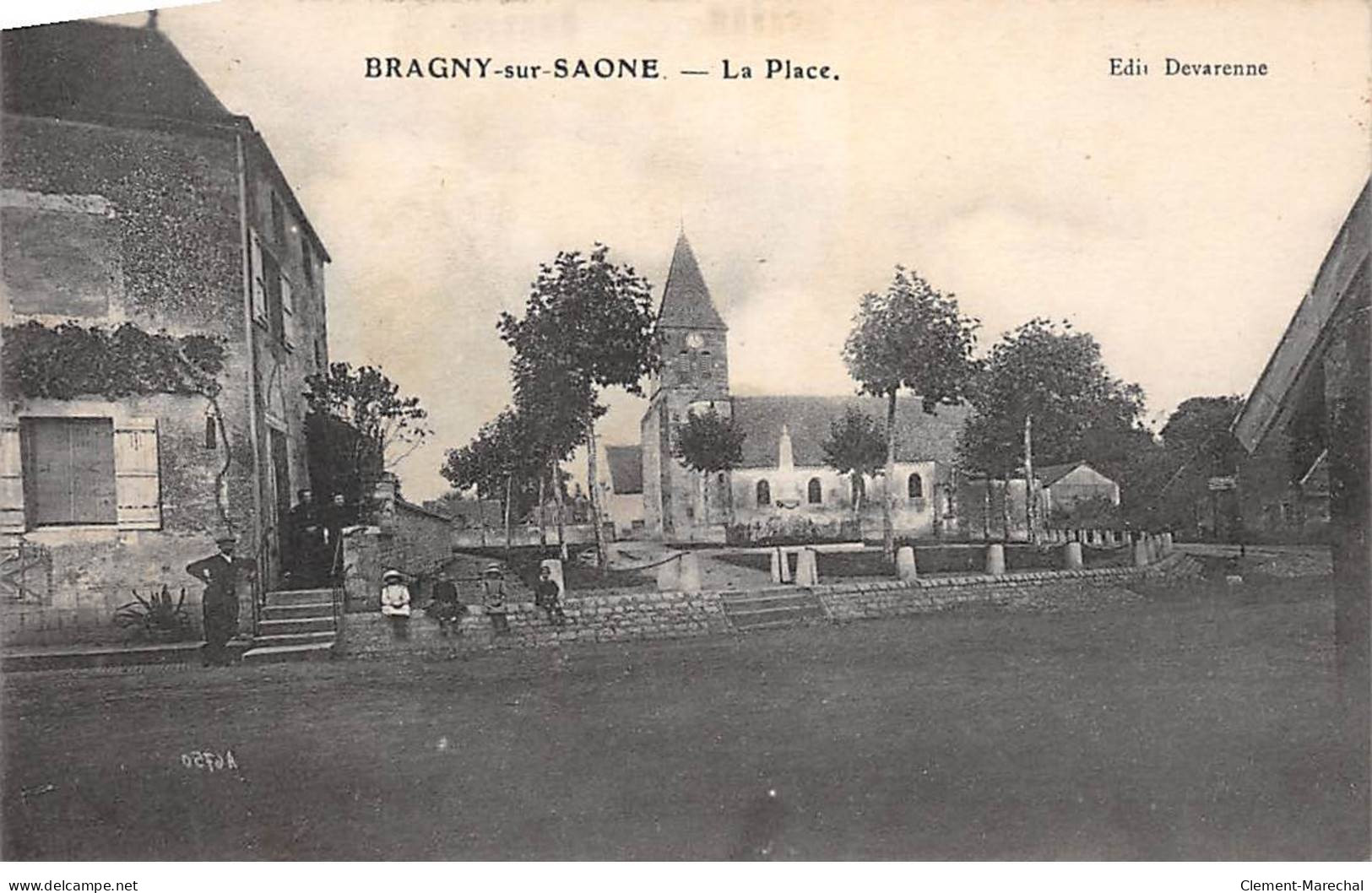BRAGNY SUR SAONE - La Place - Très Bon état - Other & Unclassified