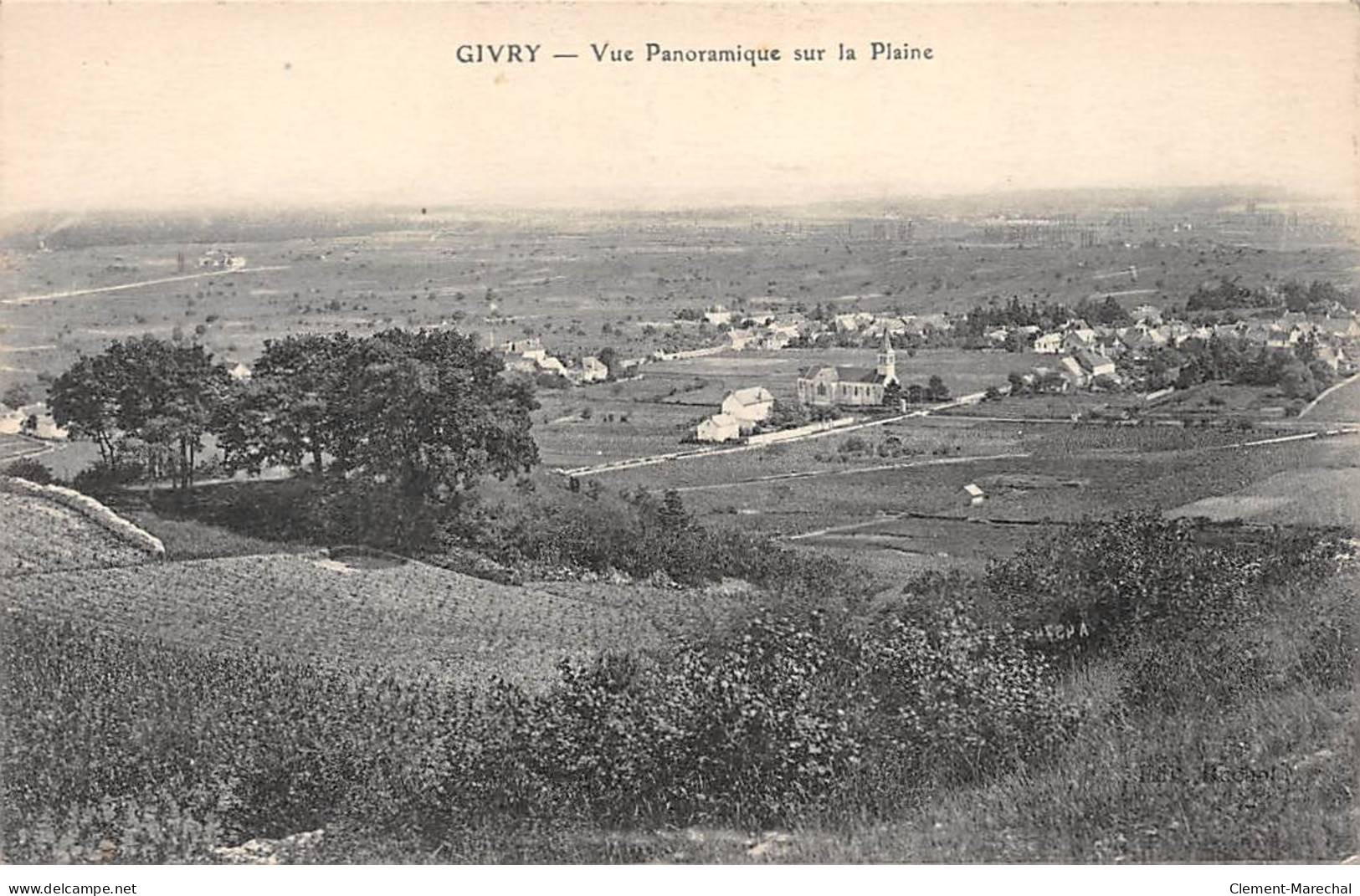 GIVRY - Vue Panoramique Sur La Plaine - Très Bon état - Sonstige & Ohne Zuordnung
