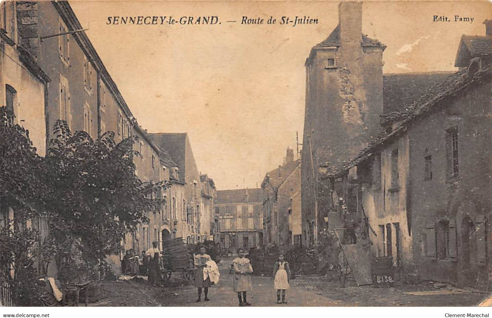 SENNECEY LE GRAND - Route De Saint Julien - état - Altri & Non Classificati