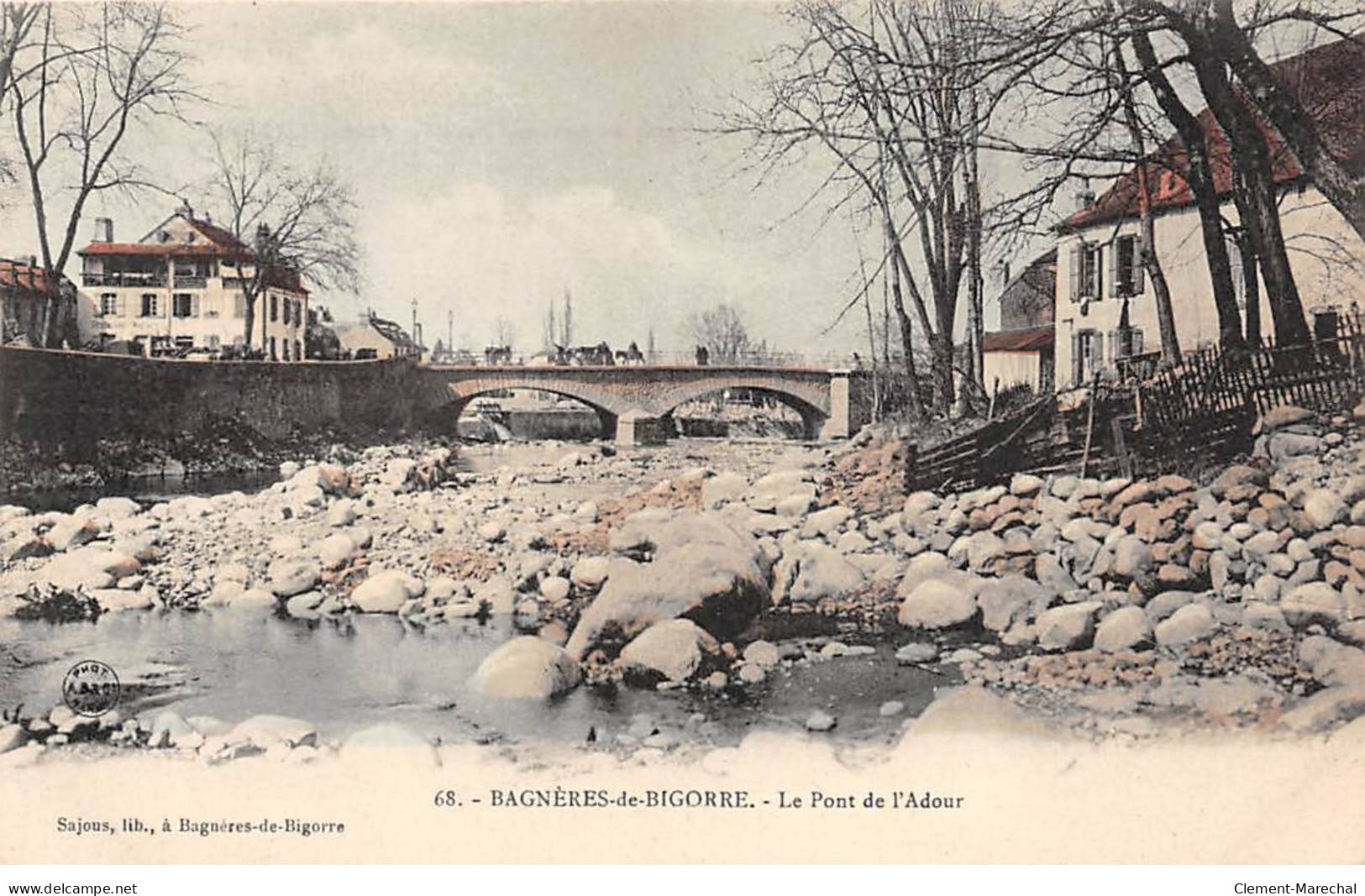 BAGNERES DE BIGORRE - Le Pont De L'Adour - Très Bon état - Bagneres De Bigorre