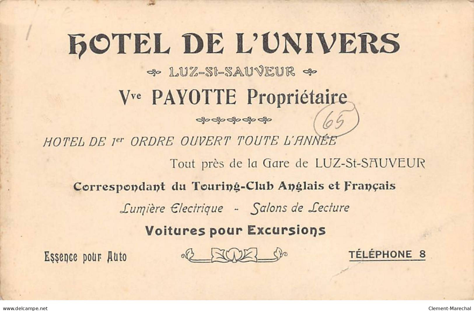 Hotel De L'Univers à LUZ - Très Bon état - Luz Saint Sauveur