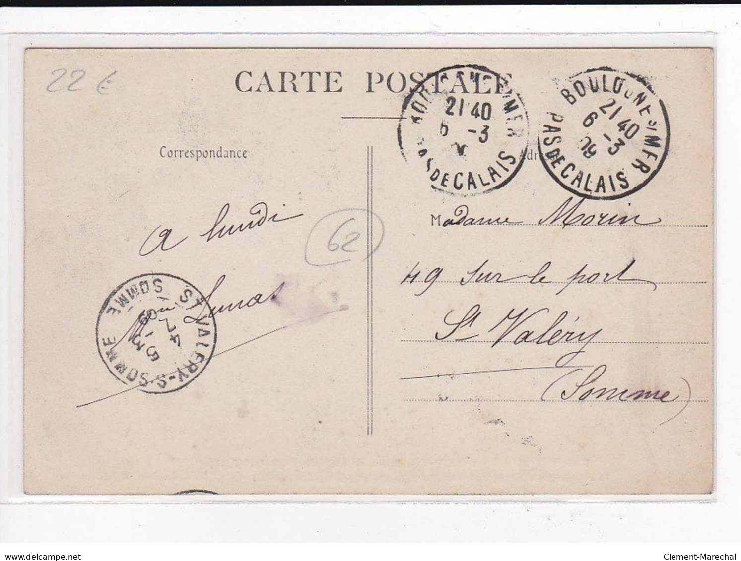 BOULOGNE SUR MER : Obsèques De Coquelin Cadet, Février 1909, Passage Du Cortège, Rue Victor-Hugo - Très Bon état - Boulogne Sur Mer