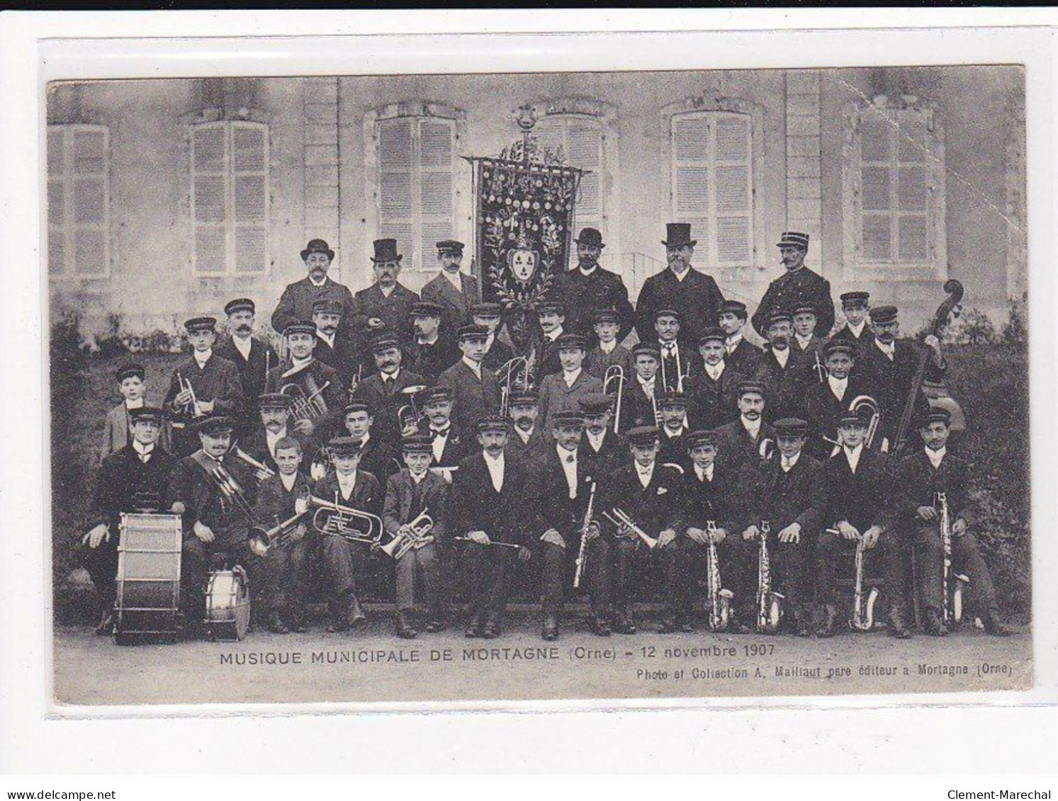 MORTAGNE : Musique Municipale, 12 Novembre 1907 - état - Mortagne Au Perche