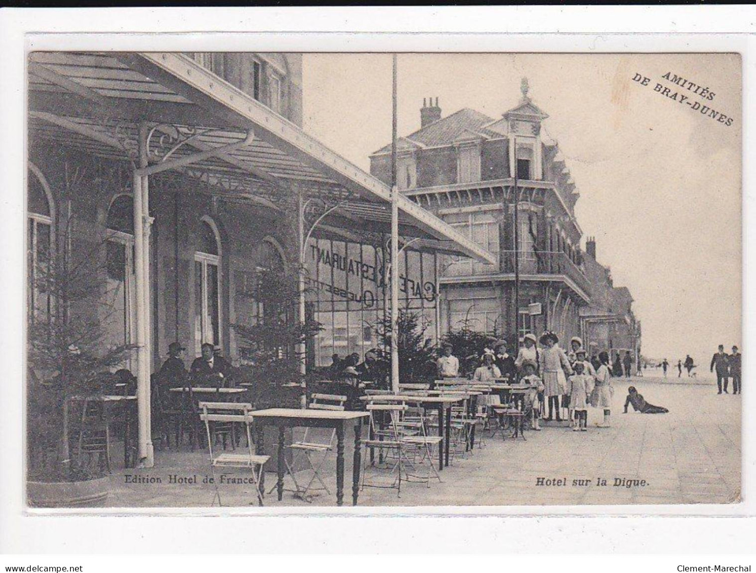 BRAY-DUNES : Terrasse De Café-Restaurant - Très Bon état - Bray-Dunes