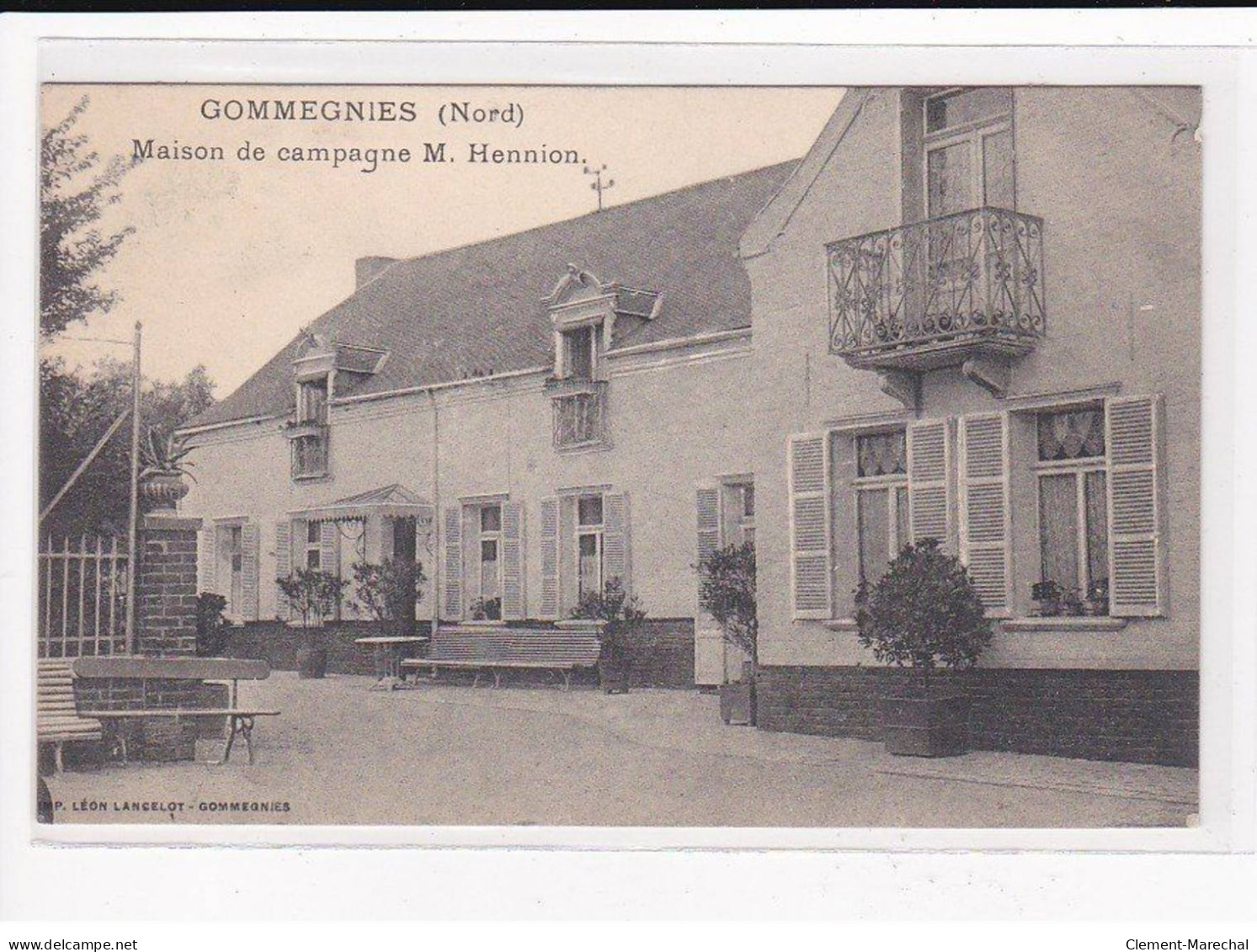 GOMMEGNIES : Maison De Campagne M.HENNION - Très Bon état - Otros & Sin Clasificación