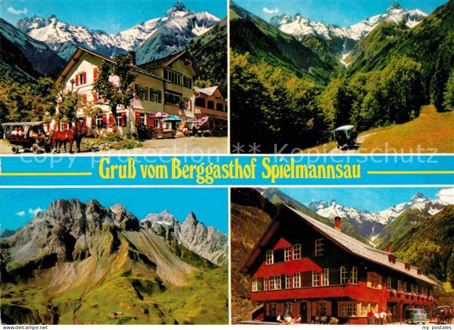 72636229 Oberstdorf Berggasthof Spielmannsau Allgaeuer Alpen Anatswald - Oberstdorf