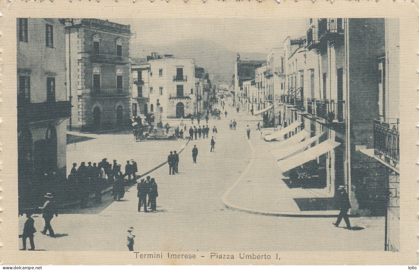 Sicilia  -  Palermo  -  Termini Imerese   -   Piazza Umberto I°    - F. Piccolo  -  Viagg -  Bella Animata - Autres & Non Classés