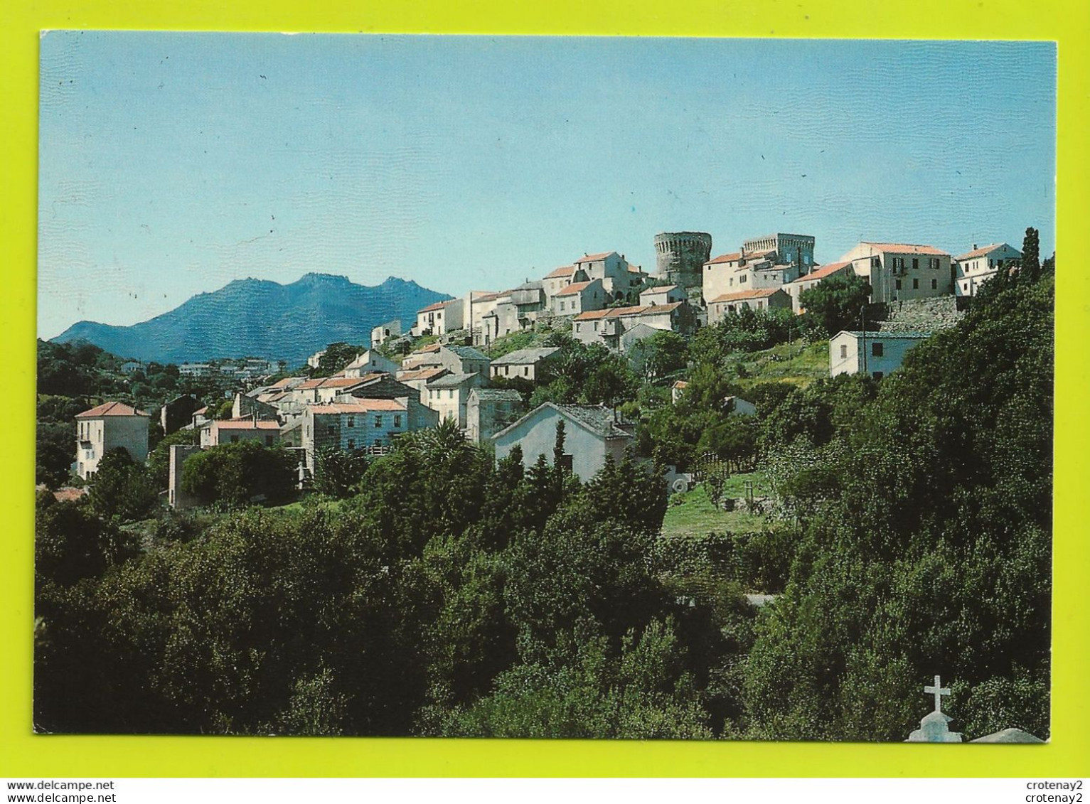 Haute Corse TOMINO N°2523 Vue Générale Belle Tour Cap Corse VOIR DOS - Otros & Sin Clasificación