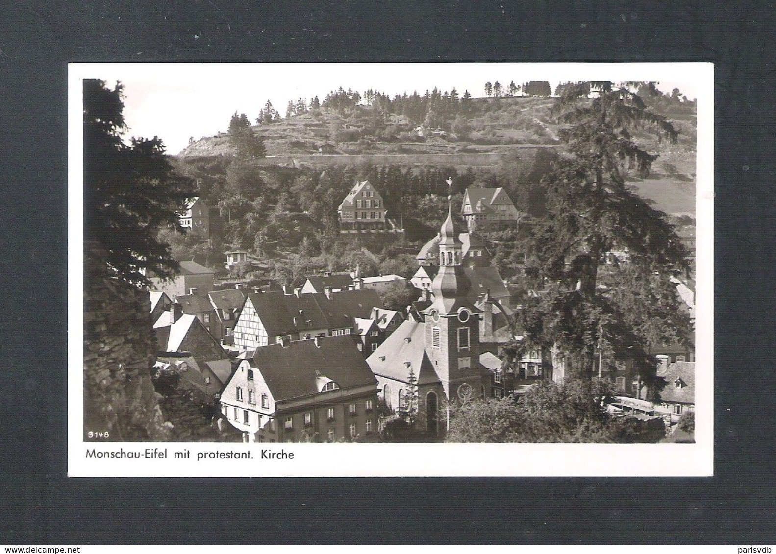 MONSCHAU -  EIFEL MIT PROTESTANT KIRCHE (D 123) - Monschau