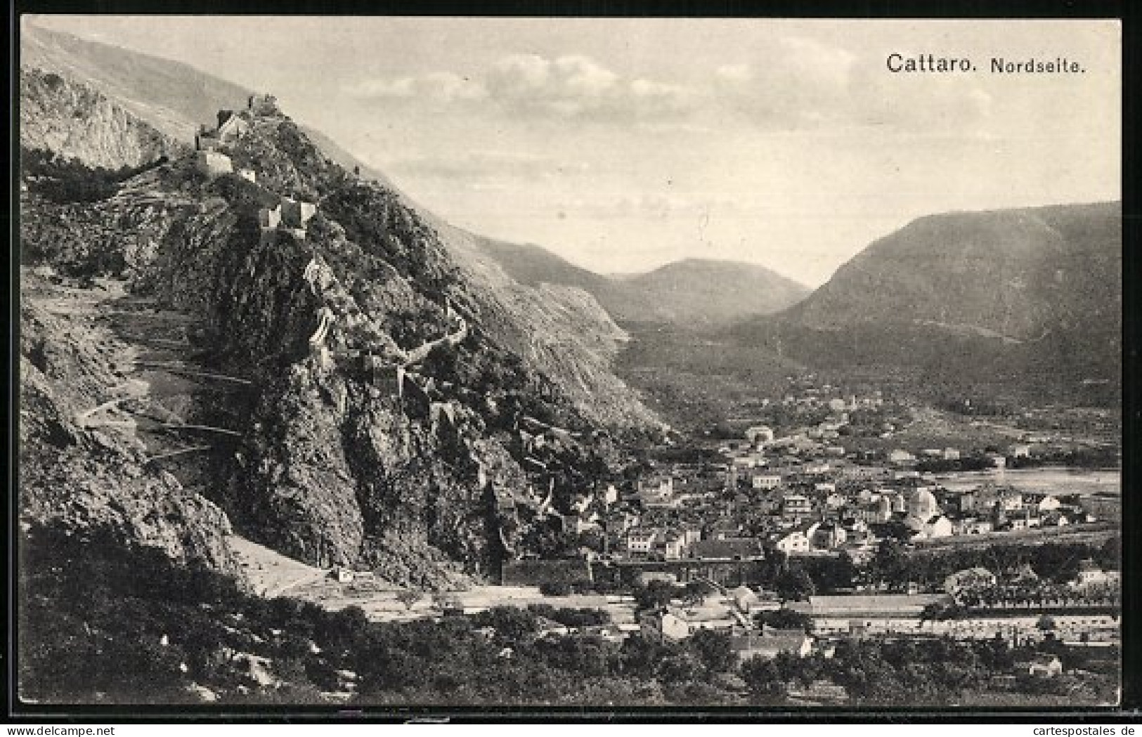 AK Kotor / Cattaro, Gesamtansicht Der Nordseite  - Montenegro