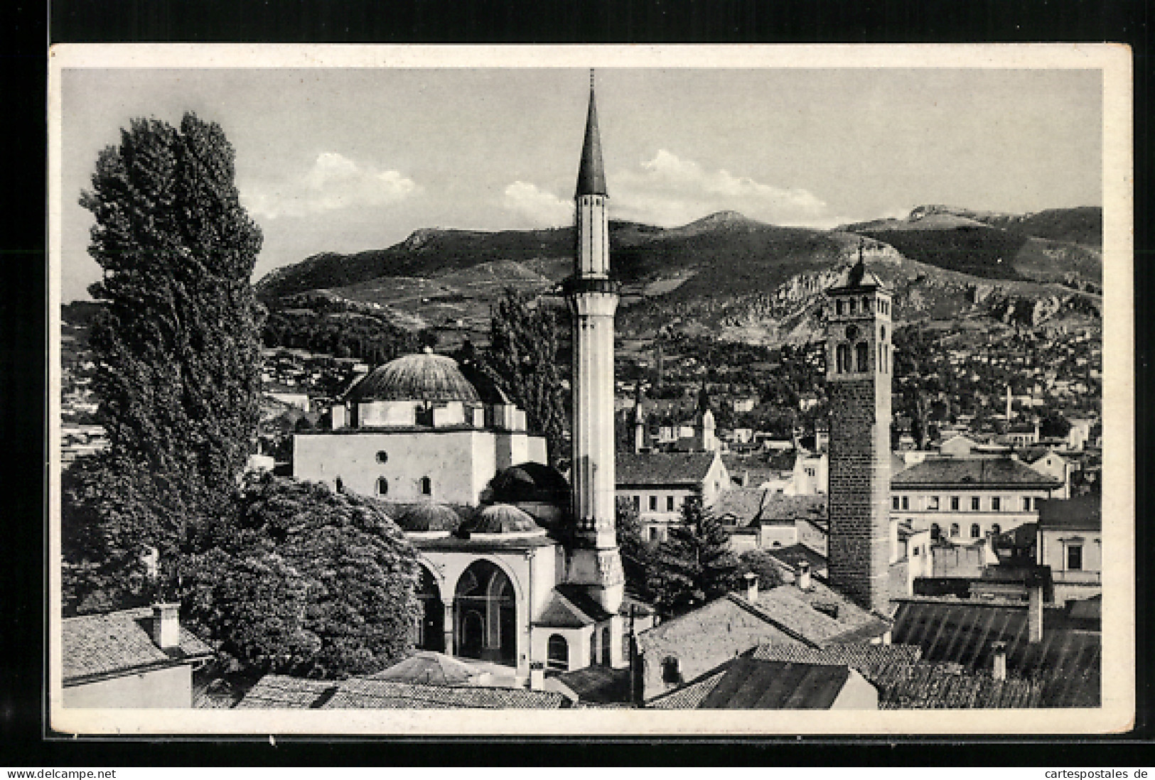 AK Sarajewo, Begova-Moschee, Ortsansicht  - Bosnien-Herzegowina