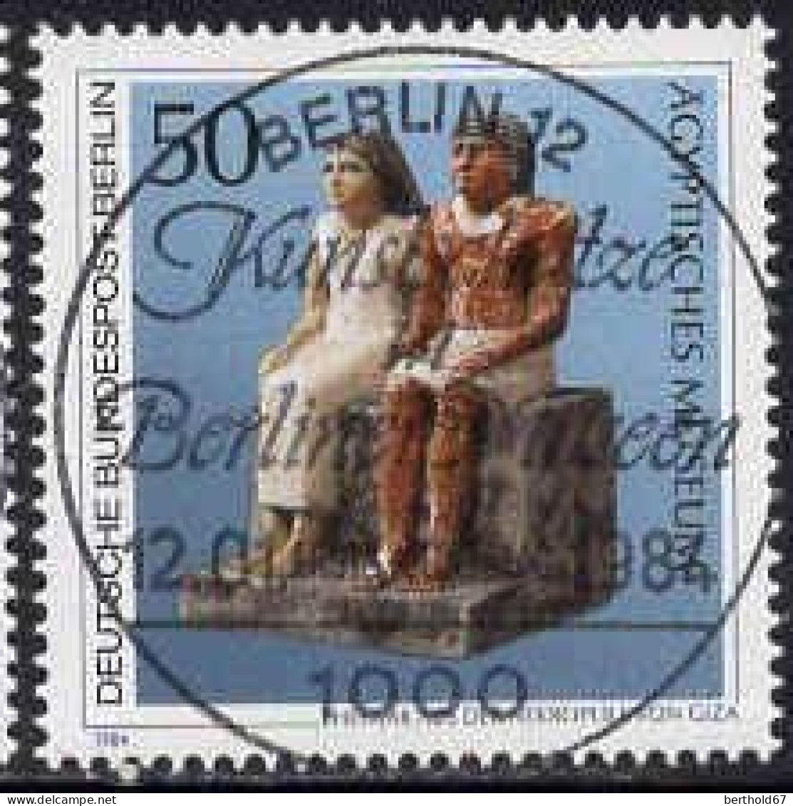 Berlin Poste Obl Yv:670 Mi:709 Ehepaar Aus Der Nekropole Von Giza (TB Cachet à Date) 12-1-84 - Oblitérés