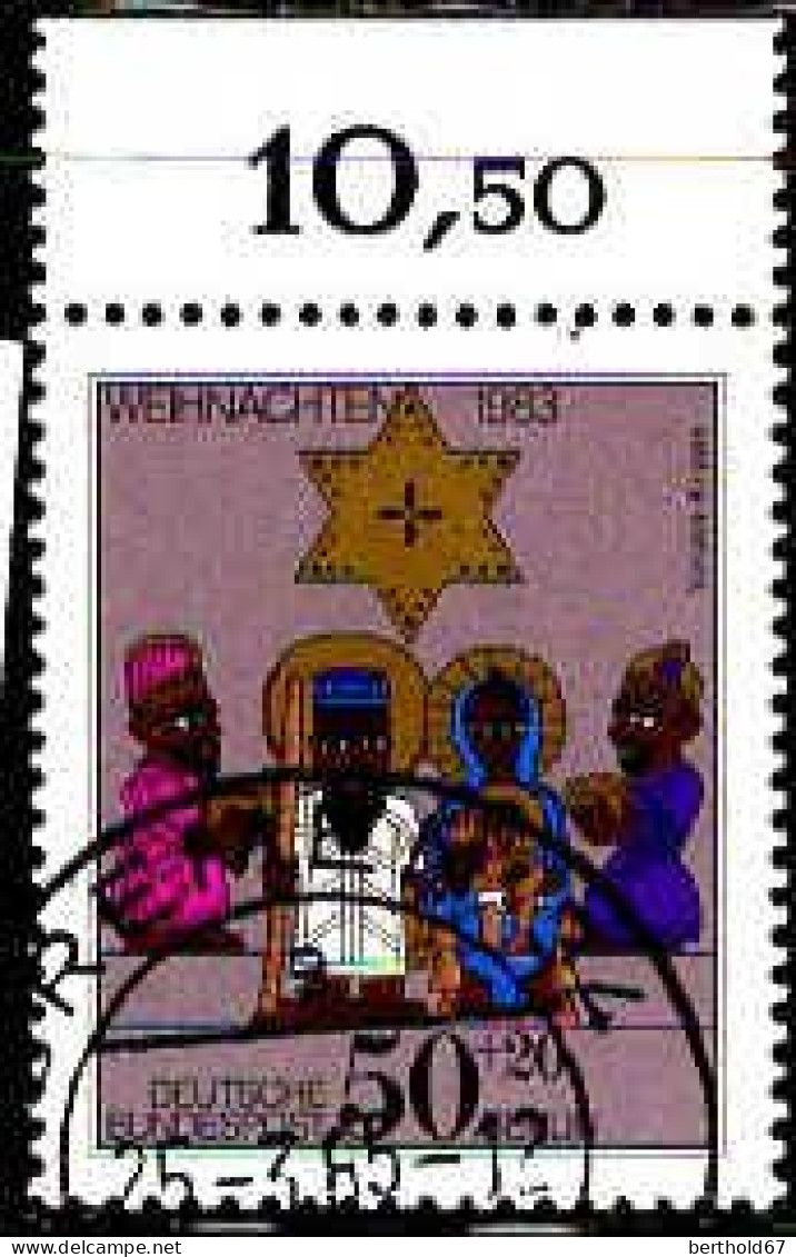 Berlin Poste Obl Yv:668 Mi:707 Weihnachten Sternsinger Crèche Africaine Bord De Feuille (TB Cachet à Date) 25-3-83 - Used Stamps