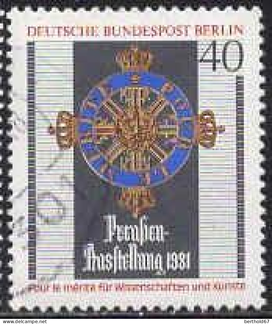 Berlin Poste Obl Yv:609 Mi:648 Preußen-Ausstellung Pour Le Mérite (cachet Rond) - Usados