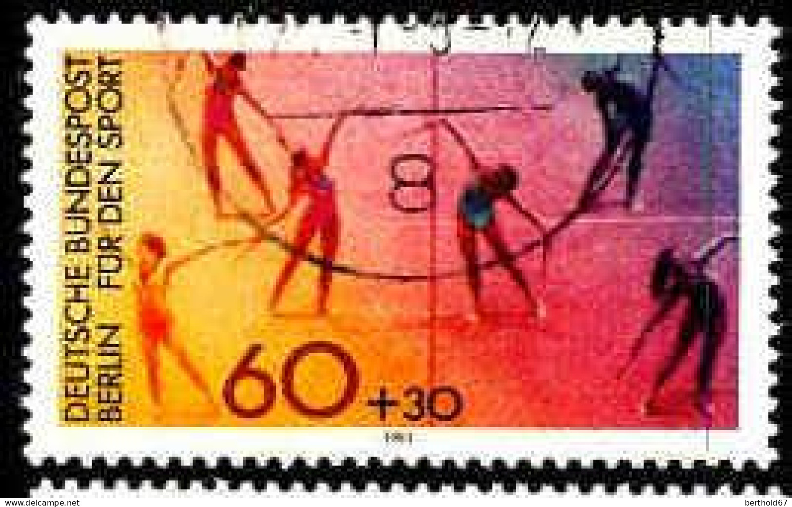 Berlin Poste Obl Yv:606 Mi:645 Danse Rythmique Féminine (Beau Cachet Rond) - Used Stamps