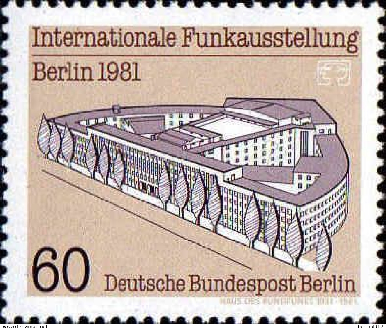 Berlin Poste N** Yv:610 Mi:649 Internationale Funkausstellung Berlin - Neufs