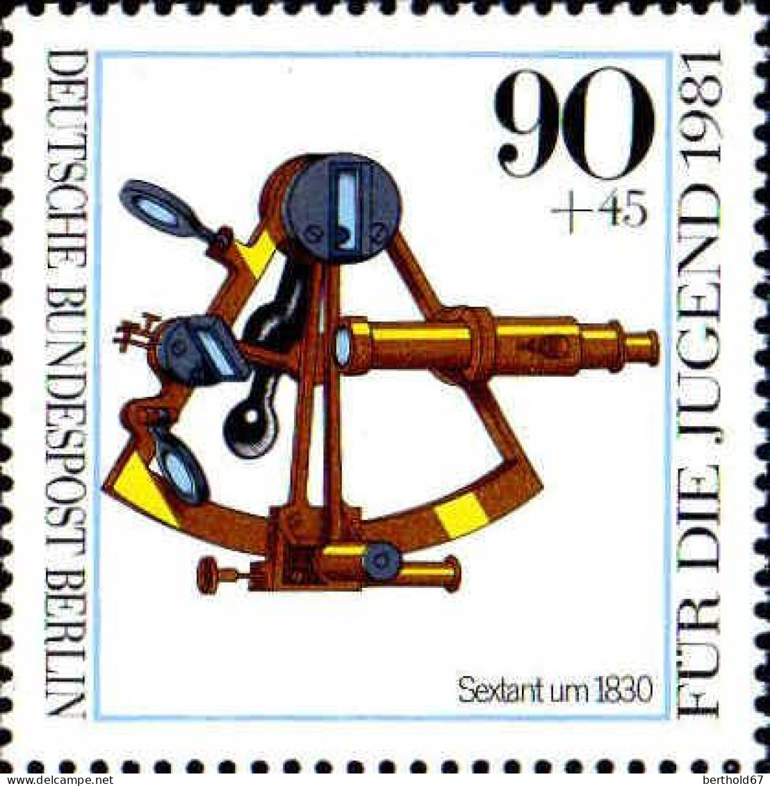 Berlin Poste N** Yv:605 Mi:644 Sextant - Unused Stamps