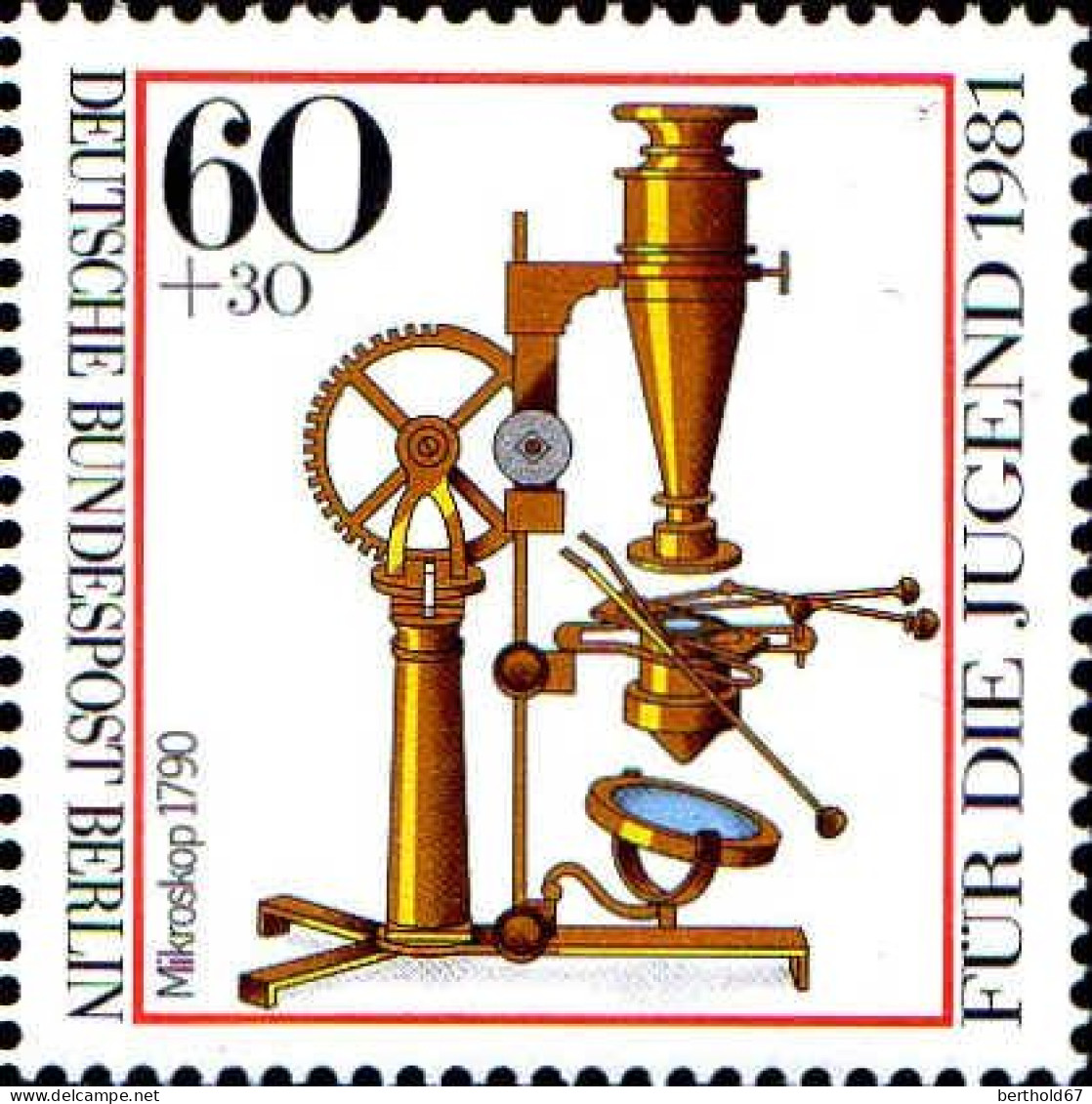 Berlin Poste N** Yv:604 Mi:643 Microskop - Neufs