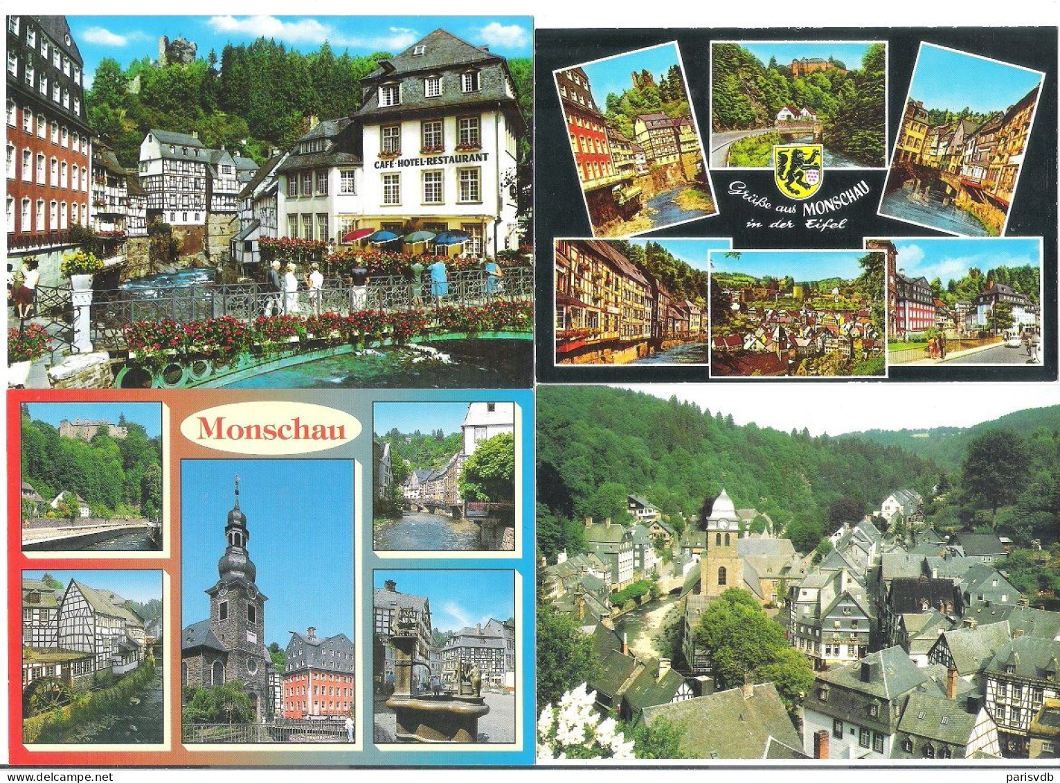 MONSCHAU -  4  POSTKAARTEN  (D 133) - Monschau