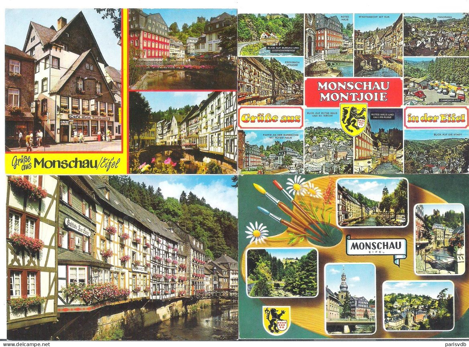 MONSCHAU -  4  POSTKAARTEN  (D 138) - Monschau