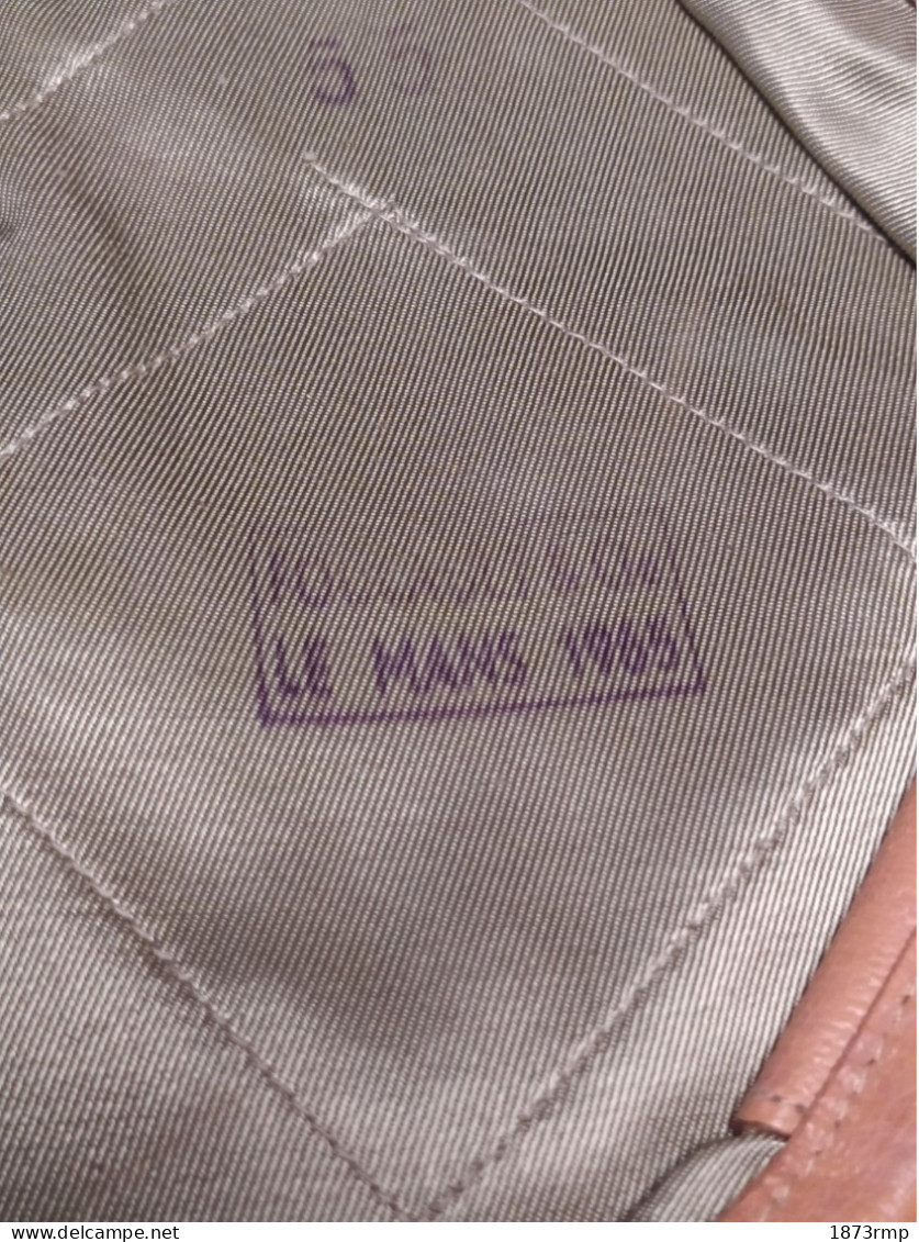 BERET TOILE BEIGE TTA GUERRE D'ALGERIE TAILLE 55 - Helme & Hauben