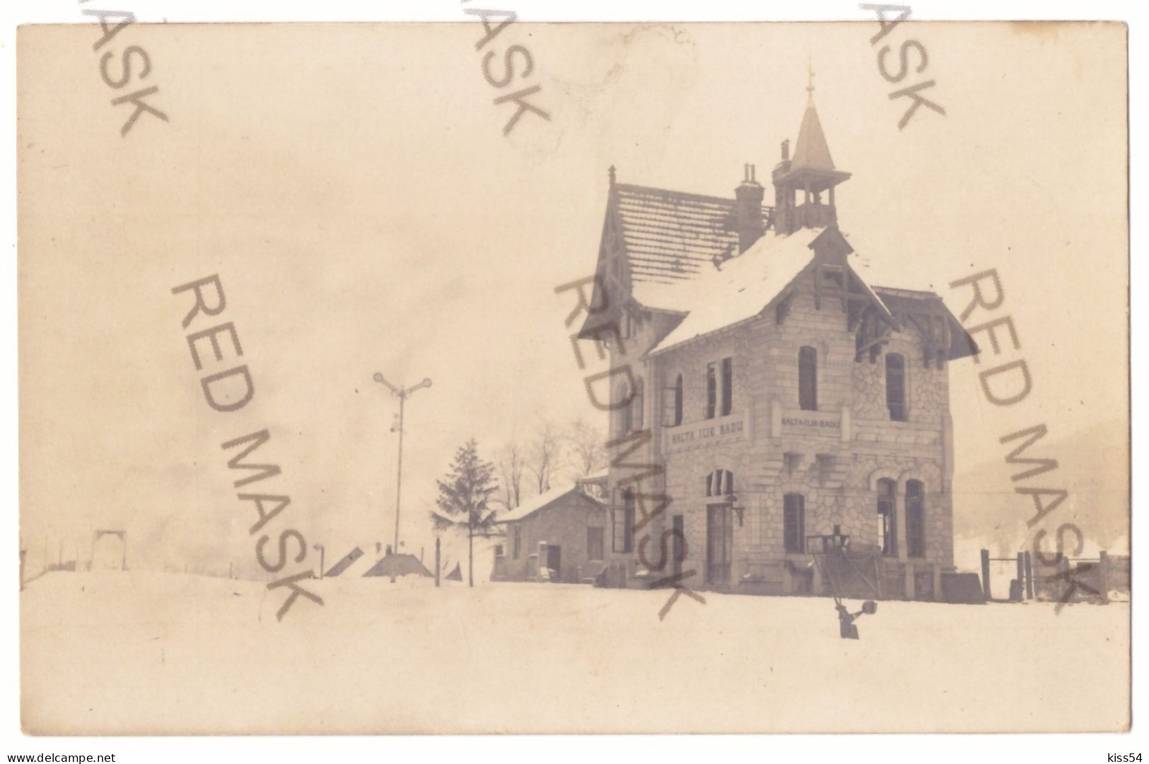 RO 91 - 16783 BRUSTUROASA, Bacau, Gara Elie Radu, Romania - Old Postcard, Real PHOTO - Unused - 1916 - Roumanie