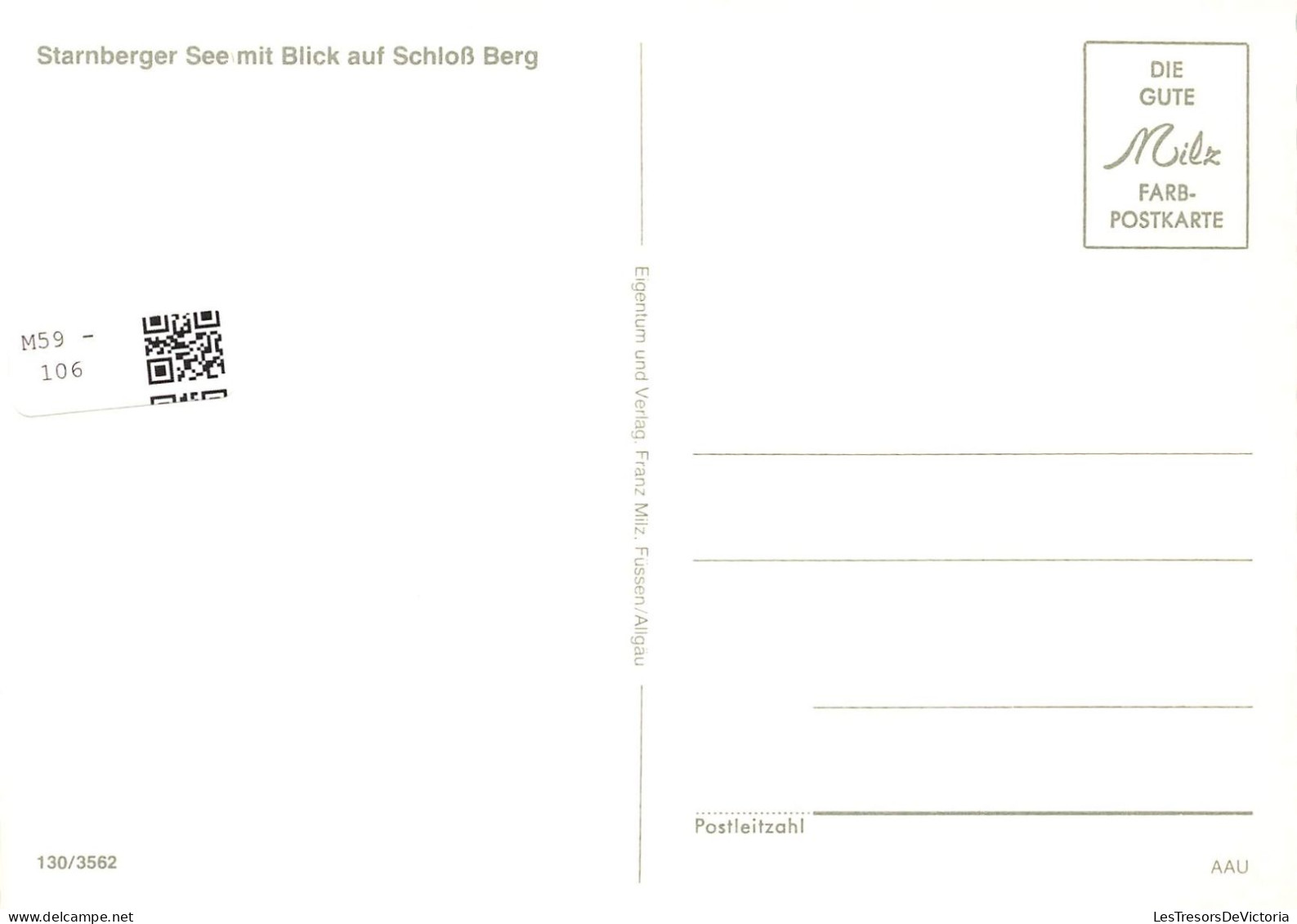 ALLEMAGNE -Starnberg - Starnberger See Mit Blick Auf Schloss Berg - Animé - Colorisé - Carte Postale - Starnberg