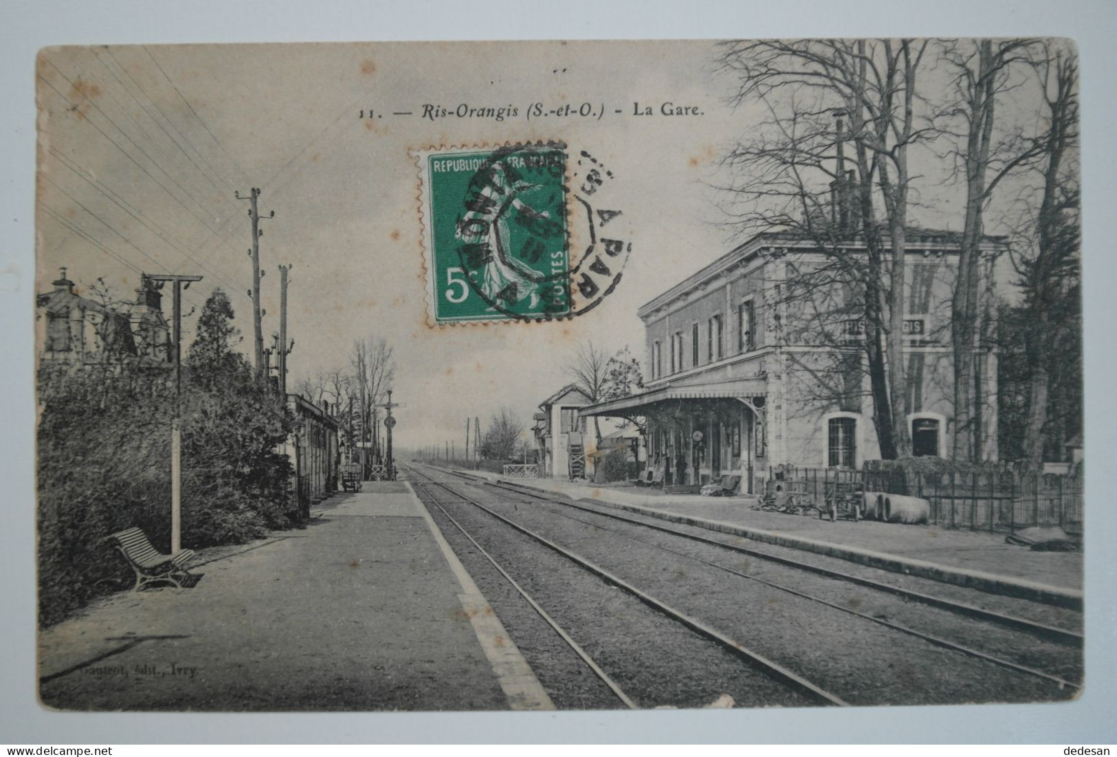 Cpa 1911 RIS ORANGIS La Gare - BL64 - Ris Orangis