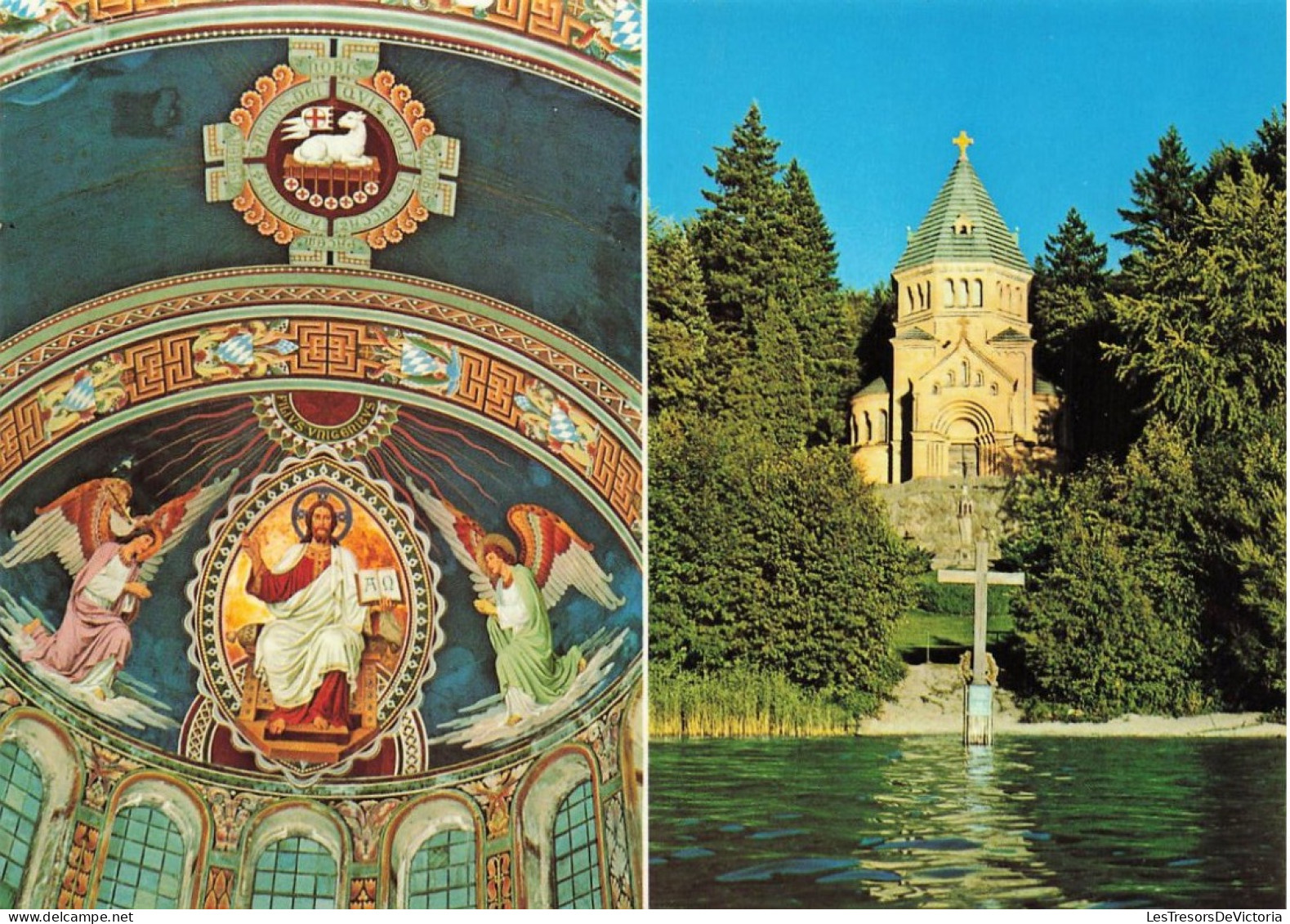 ALLEMAGNE - Starnberg - Votivkapelle Schloss Berg - Colorisé - Carte Postale - Starnberg
