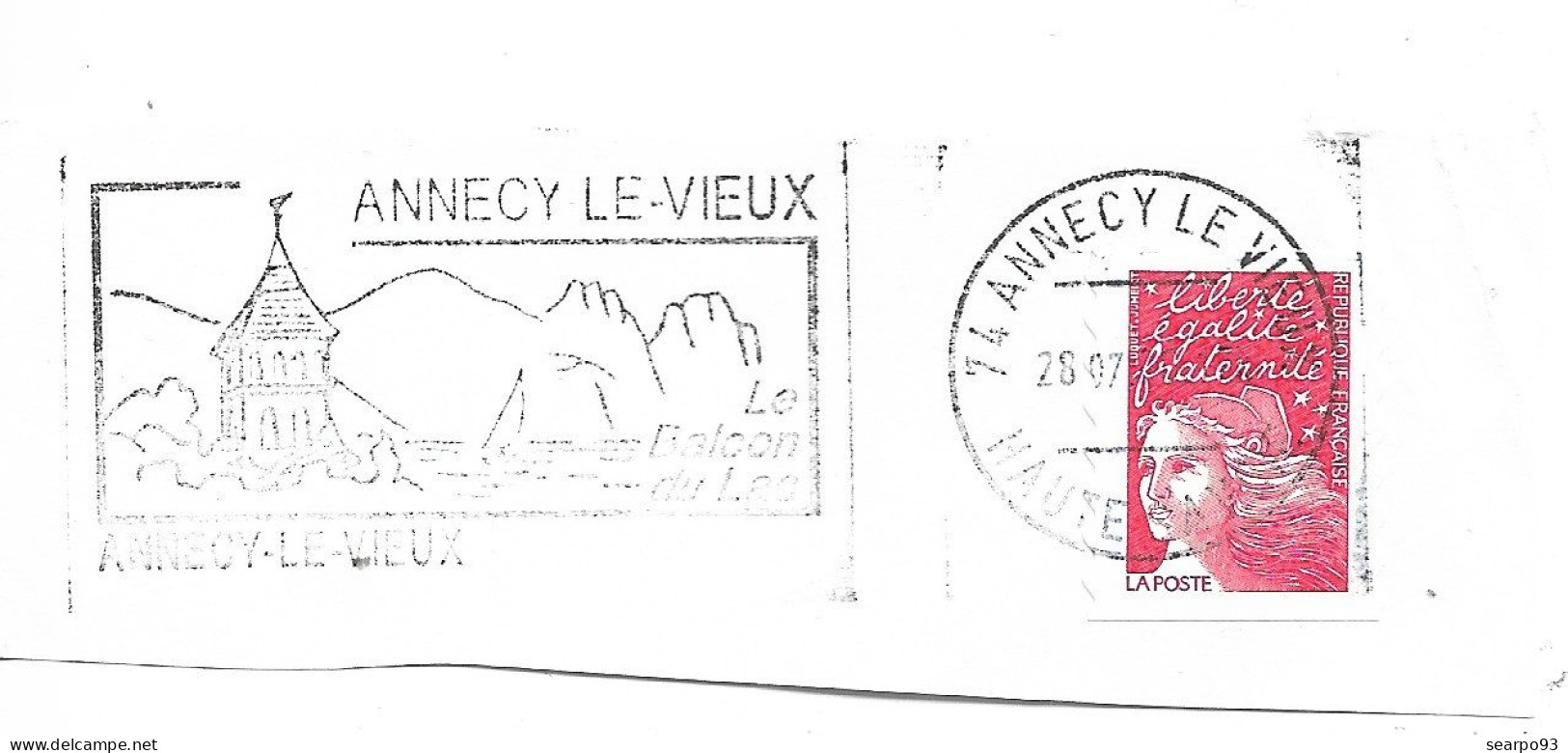 FRANCE. POSTMARK. ANNECY LE VIEUX. - 1961-....