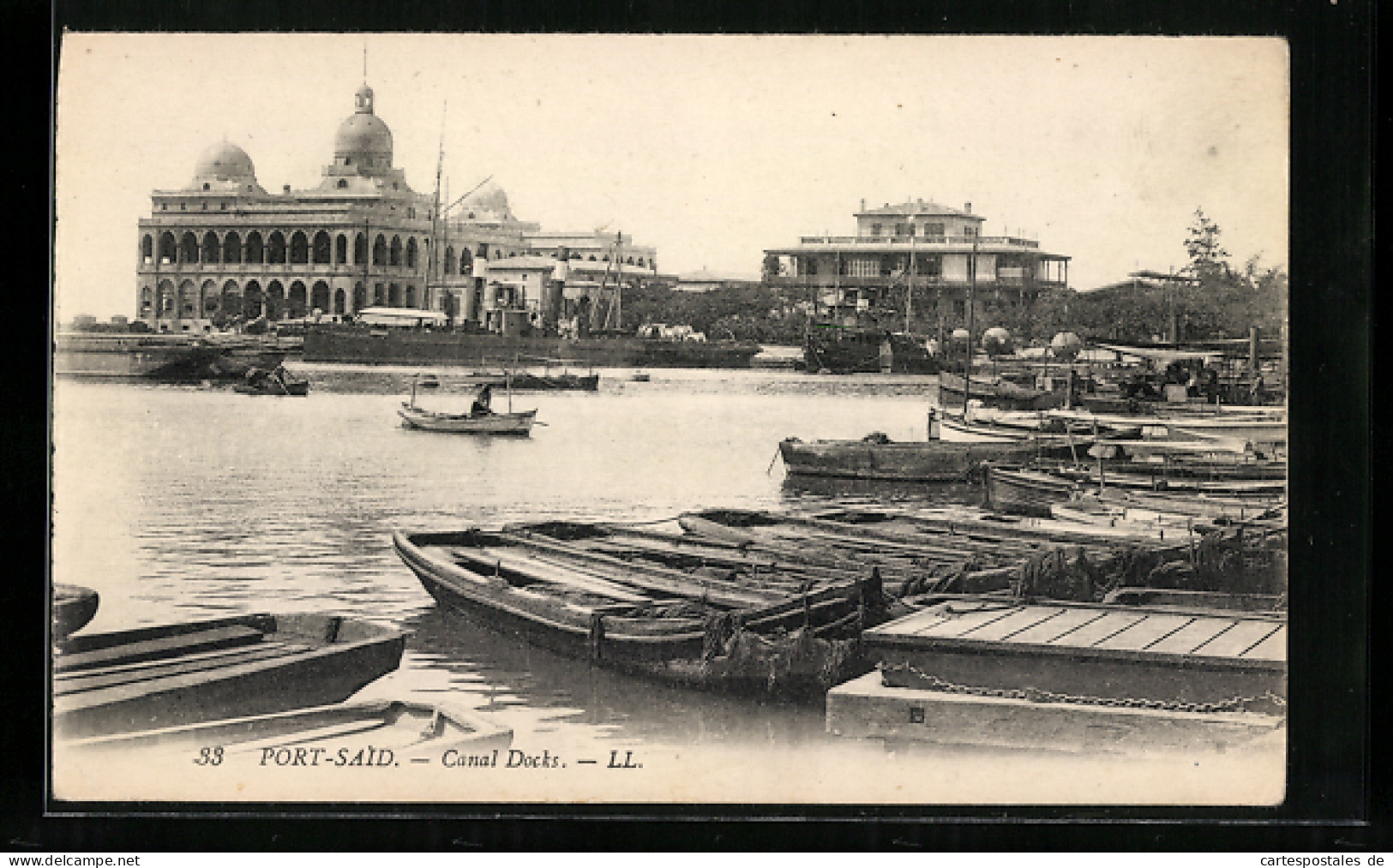 CPA Port-Said, Canal Docks  - Autres & Non Classés