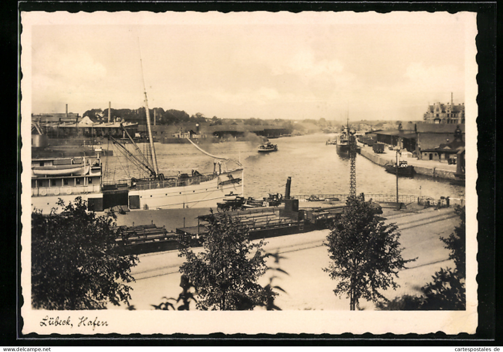 AK Lübeck, Ansicht Vom Hafen  - Sonstige & Ohne Zuordnung