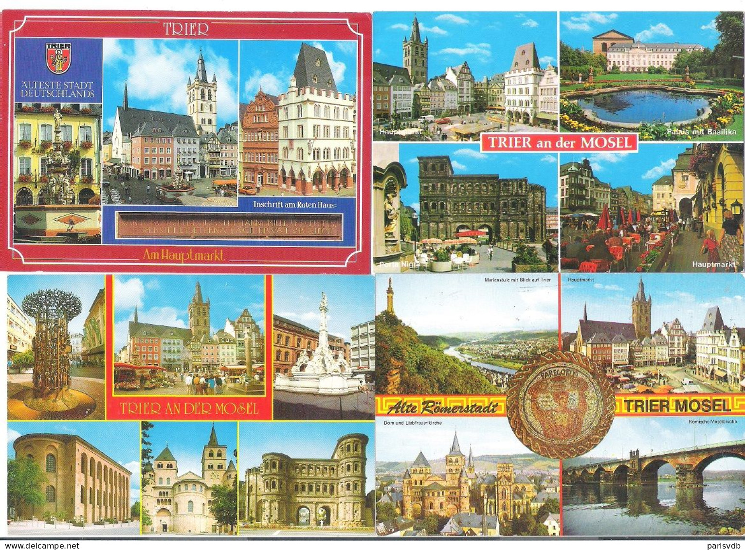 TRIER    -  4 POSTKARTE   (D 153) - Trier