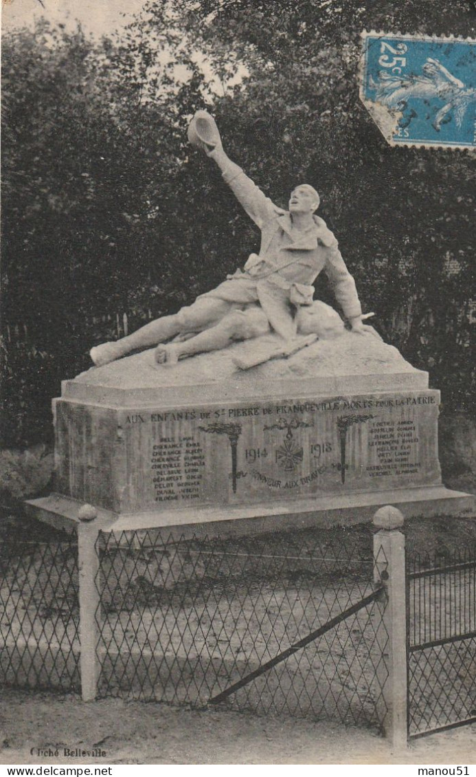 SAINT PIERRE De FRANQUEVILLE  Le Monument - Altri & Non Classificati