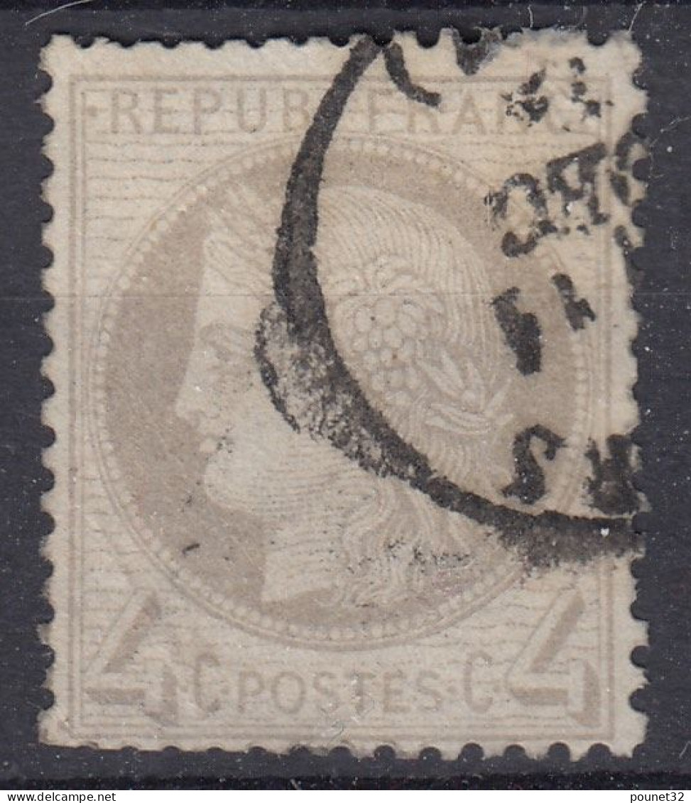 TIMBRE FRANCE CERES DENTELE N° 52 OBLITERATION PAR PETIT CACHET A DATE - 1871-1875 Cérès