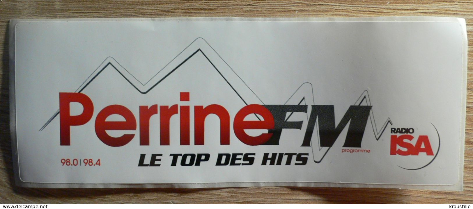 RADIO : AUTOCOLLANT PERRINE FM - Stickers