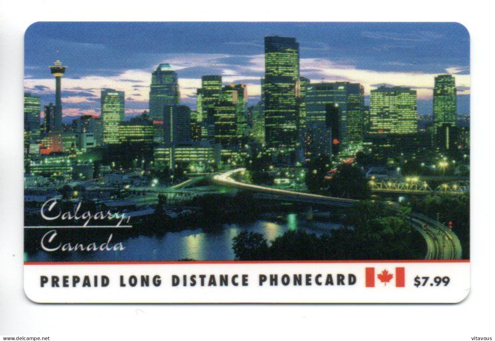 Calgary GSM Télécarte Prépayée Longue Distance CANADA Card (K 400) - Kanada