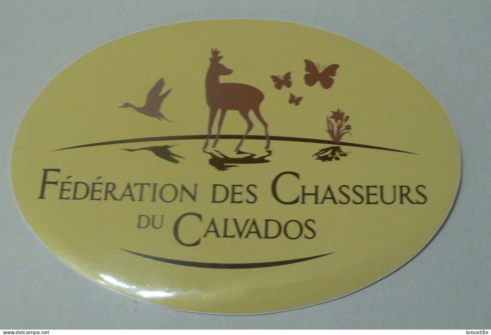 AUTOCOLLANT FEDERATION DES CHASSEURS DU CALVADOS - Stickers