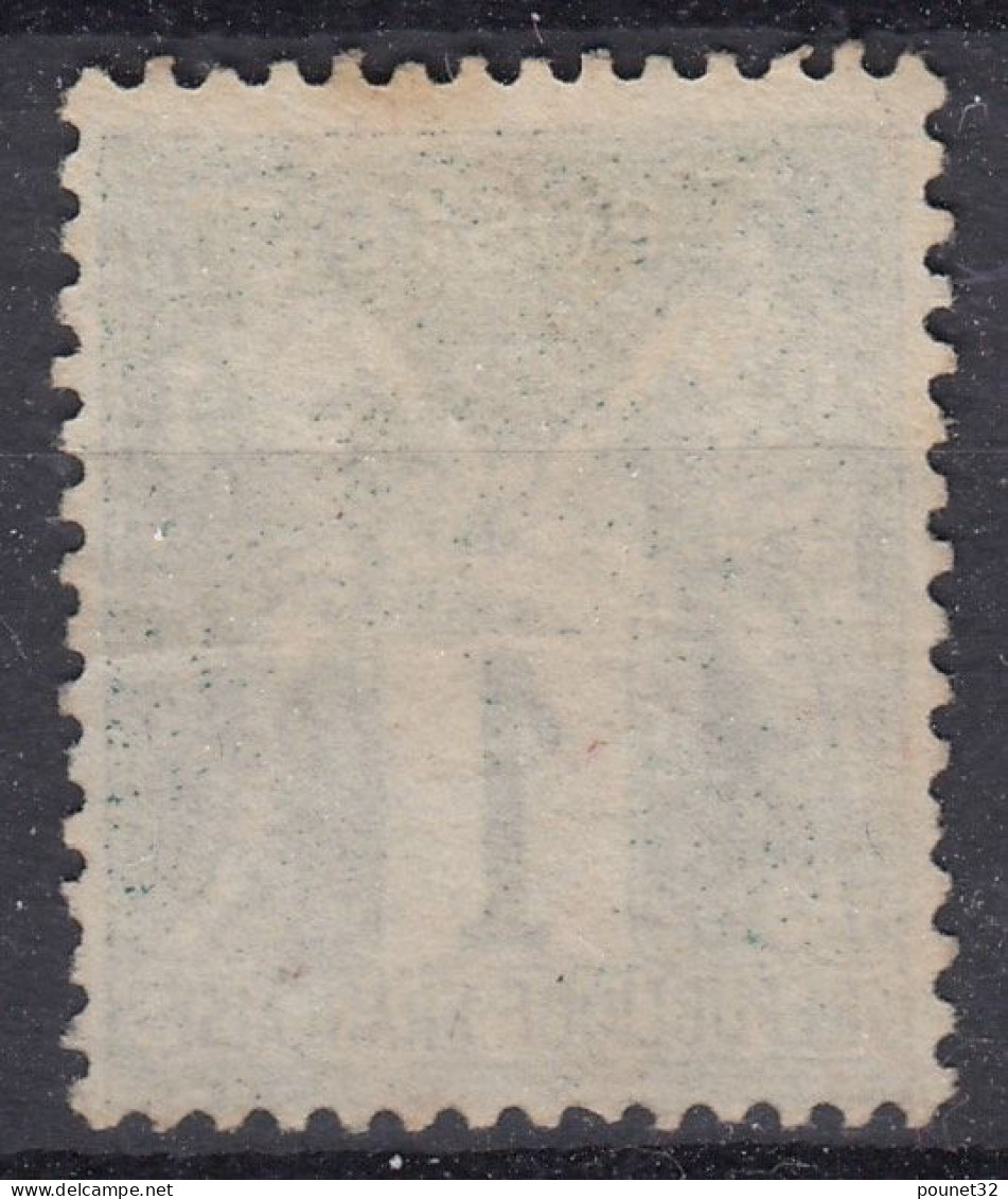 TIMBRE FRANCE SAGE 1c VERT N° 61 NEUF SANS GOMME - A VOIR - COTE 125 € - 1876-1878 Sage (Type I)