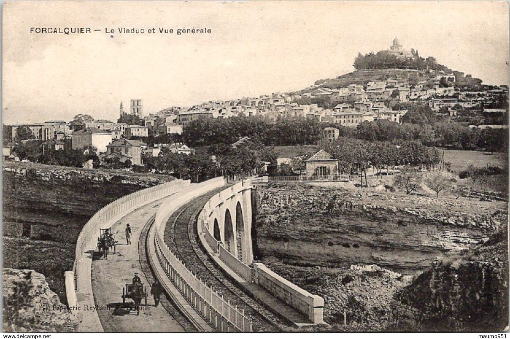 04 - FORCALQUIER - LE VIADUC ET VUE GENERALE - Forcalquier