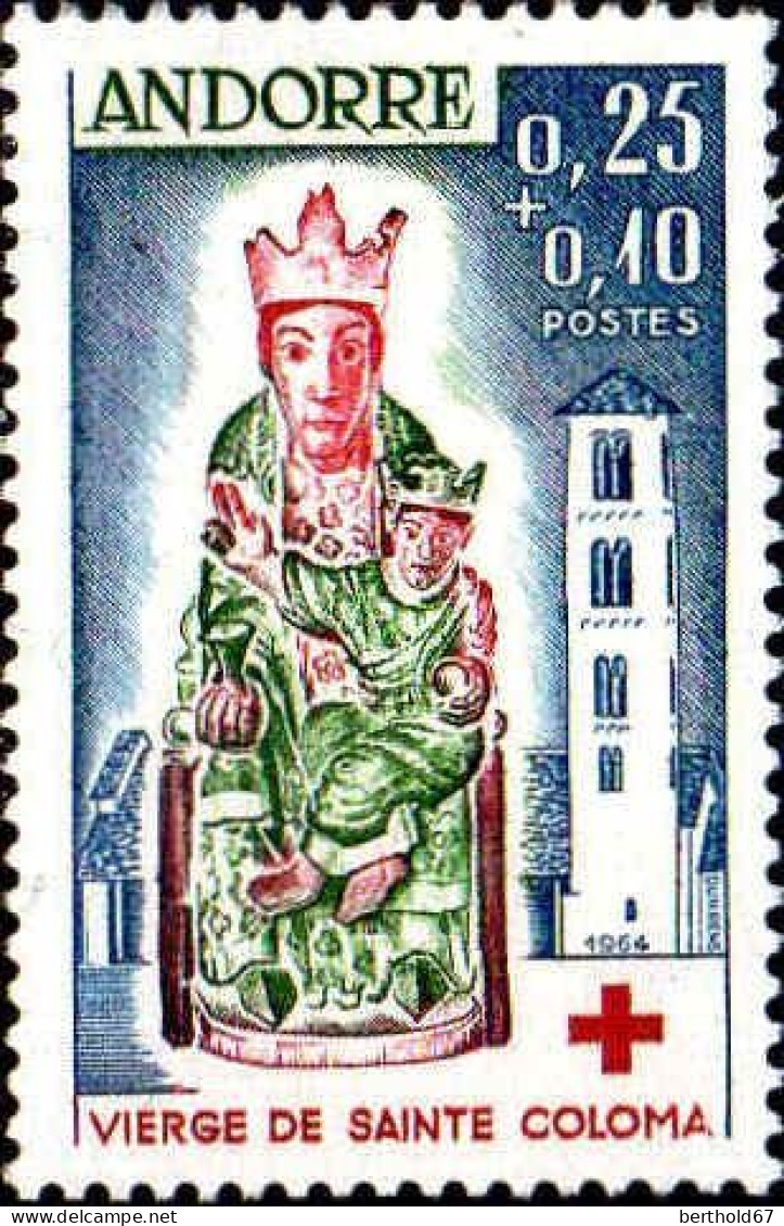 Andorre (F) Poste N** Yv:172 Mi:190 Vierge De Sainte Coloma - Unused Stamps