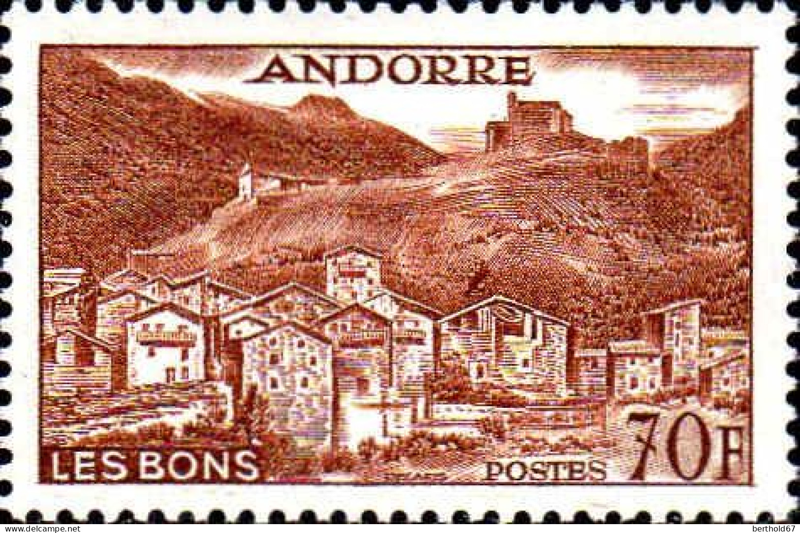 Andorre (F) Poste N** Yv:152B Mi:163 Les Bons - Neufs