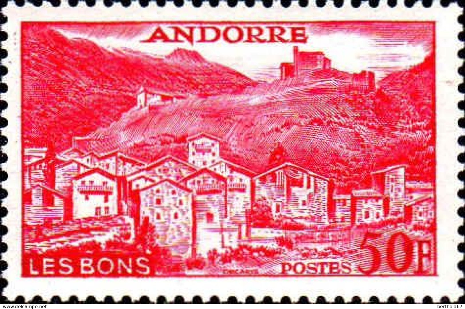 Andorre (F) Poste N** Yv:152 Mi:156 Les Bons - Ungebraucht