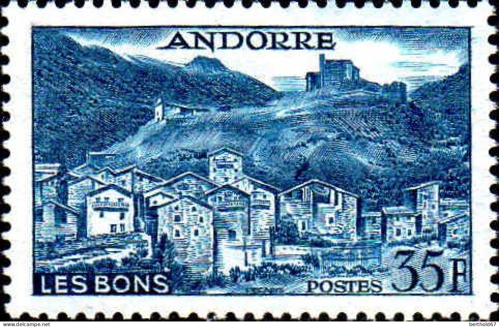 Andorre (F) Poste N** Yv:150A Mi:161 Les Bons - Nuevos
