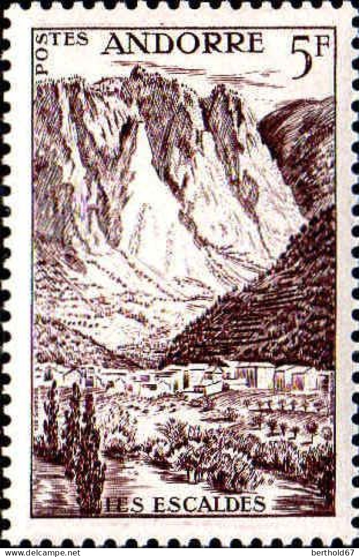 Andorre (F) Poste N** Yv:141 Mi:145 Les Escaldes - Neufs