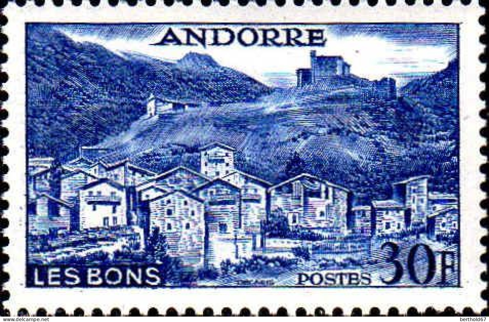 Andorre (F) Poste N** Yv:150 Mi:154 Les Bons - Ungebraucht