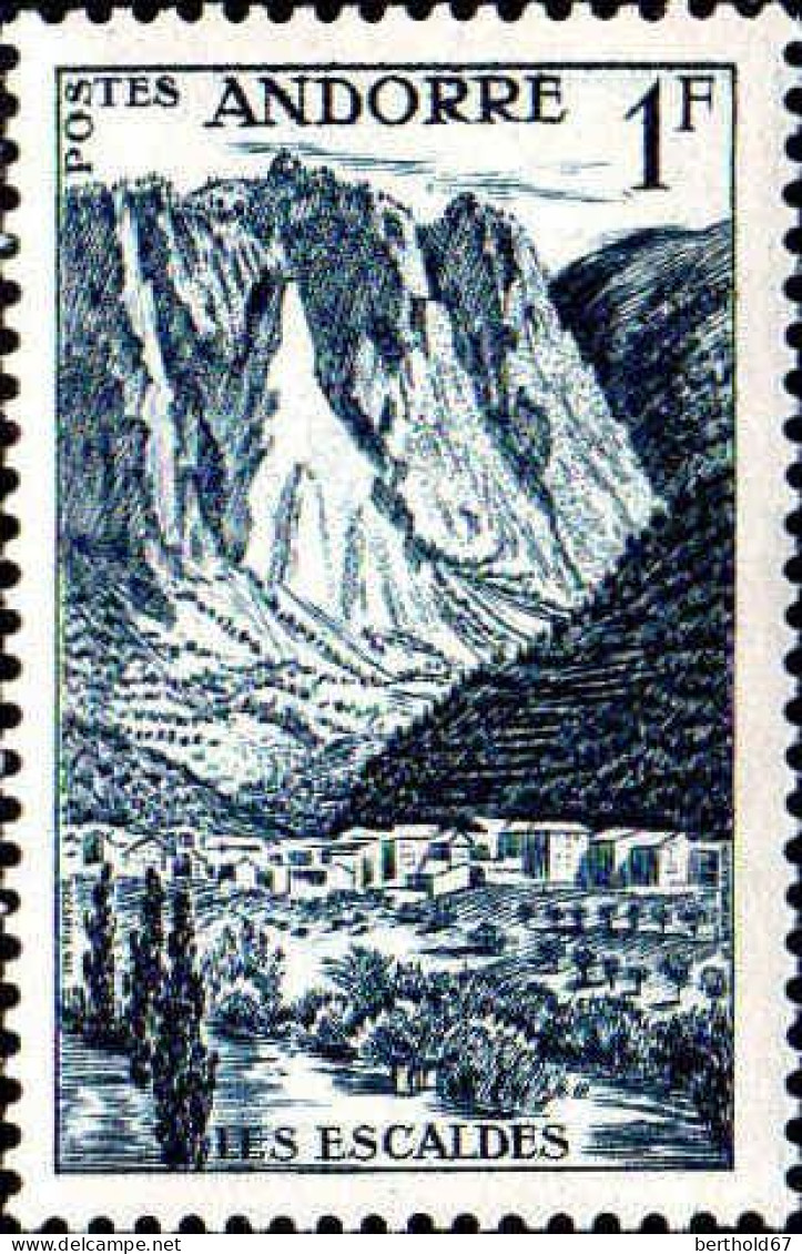 Andorre (F) Poste N** Yv:138 Mi:142 Les Escaldes - Unused Stamps