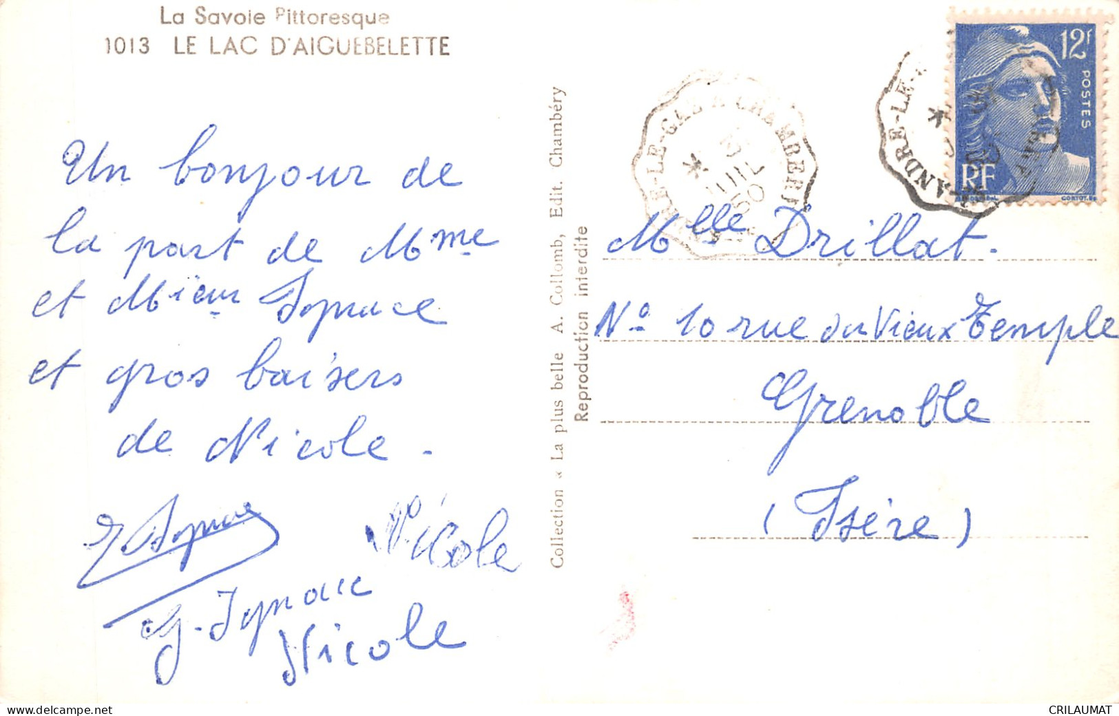 73-LAC D AIGUEBELETTE-N°T5157-E/0391 - Other & Unclassified