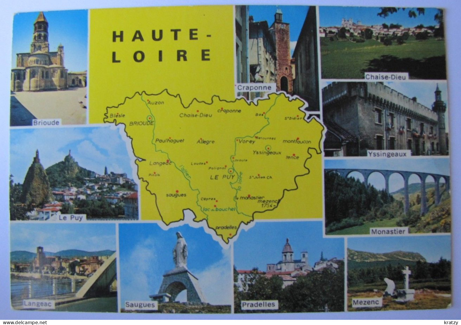 FRANCE - HAUTE LOIRE - Carte Et Vues - Other & Unclassified